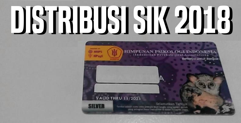 Distribusi SIK 2018